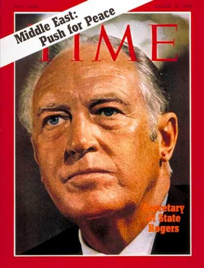 Time - William P. Rogers - Aug. 10, 1970 - Middle East