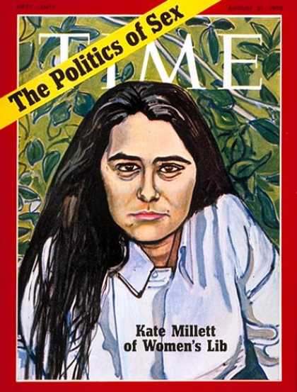 Time - Kate Millett - Aug. 31, 1970 - Sex - Society - Women - Politics