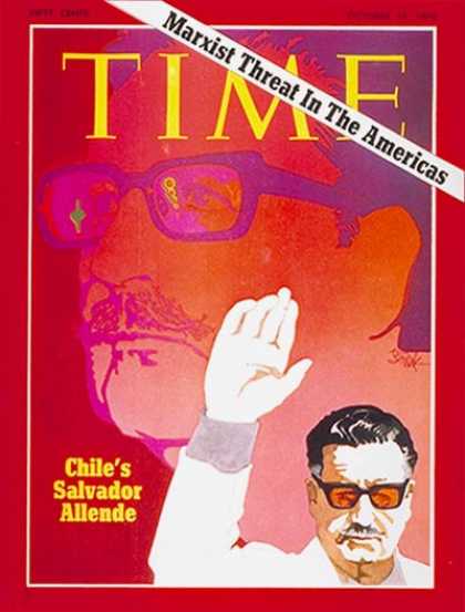 Time - Salvador Allende - Oct. 19, 1970 - Chile