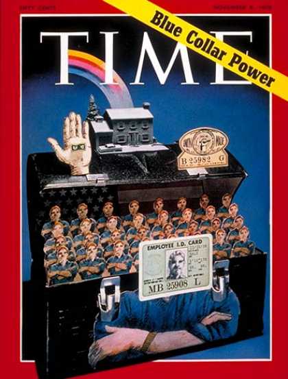 Time - Blue Collar Power - Nov. 9, 1970 - Labor Unions - Labor & Employment - Business