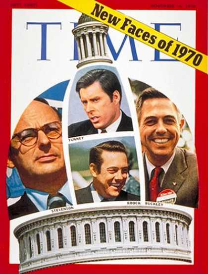 Time - New U.S. Senators - Nov. 16, 1970 - Congress - Senators - Politics