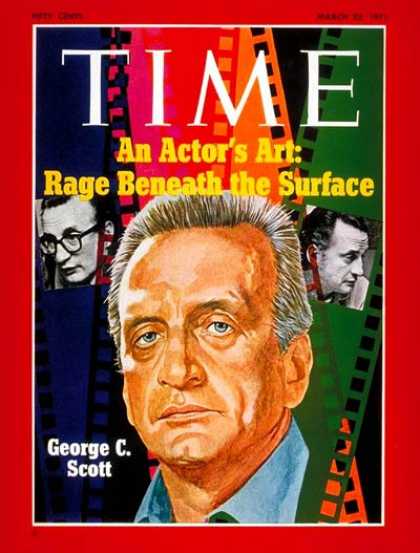 Time - George C. Scott - Mar. 22, 1971 - Actors - Movies