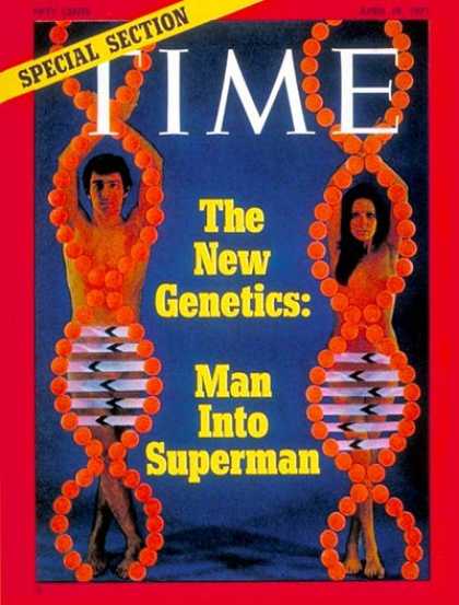 Time - The New Genetics - Apr. 19, 1971 - Genetics - DNA - Health & Medicine