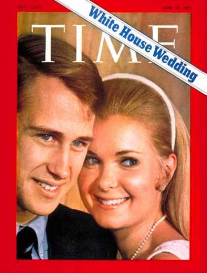 Time - Eddie Cox and Tricia Nixon - June 14, 1971 - First Families