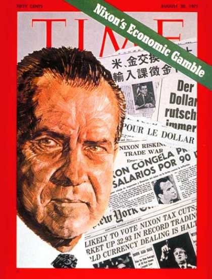 Time - Richard Nixon - Aug. 30, 1971 - U.S. Presidents - Politics