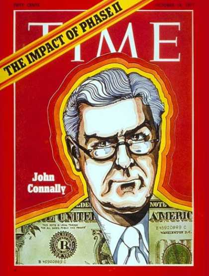 Time - John Connally - Oct. 18, 1971 - Governors - Texas - Politics