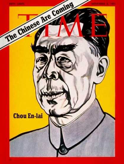 Time - Chou En-lai - Nov. 8, 1971 - China