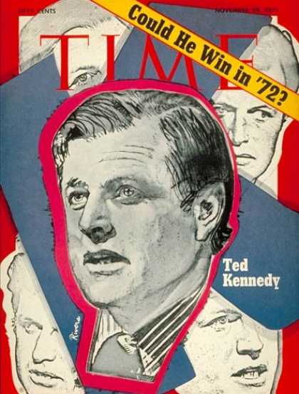 Time - Sen. Edward Kennedy - Nov. 29, 1971 - Edward Kennedy - Congress - Senators - Ken