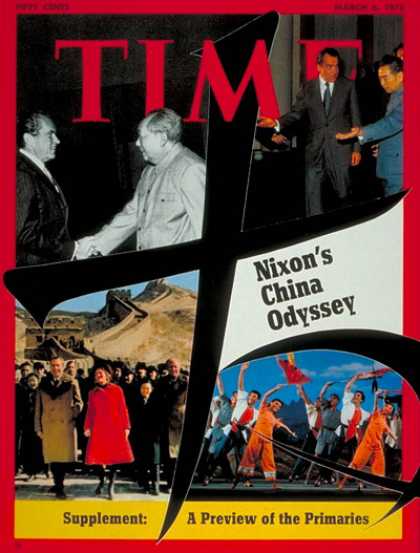 Time - Nixon in China - Mar. 6, 1972 - Richard Nixon - U.S. Presidents - China - Politi