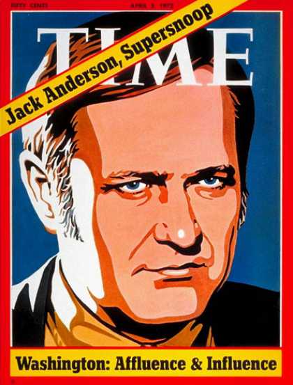 Time - Jack Anderson - Apr. 3, 1972 - Journalism - Washington