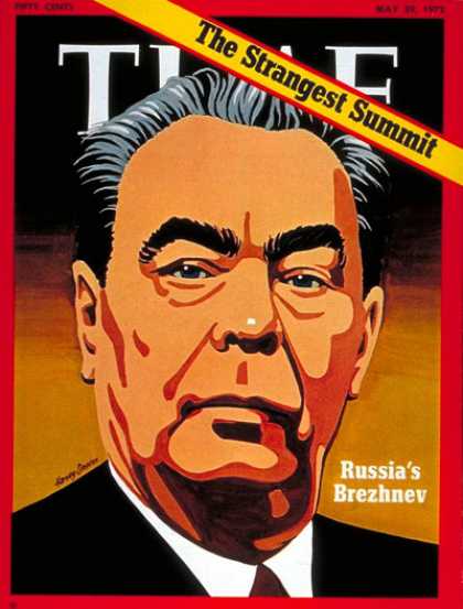 Time - Leonid Brezhnev - May 29, 1972 - Russia