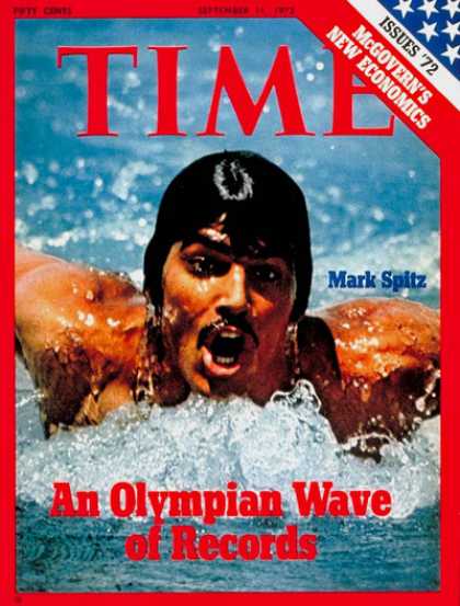Time - Mark Spitz - Sep. 11, 1972 - Swimming - Olympics - Sports
