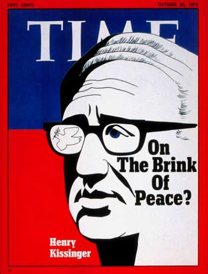 Time - Henry Kissinger - Oct. 30, 1972 - Diplomacy