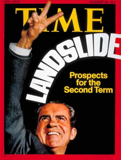 Time - Richard Nixon - Nov. 20, 1972 - U.S. Presidents - Presidential Elections - Repub