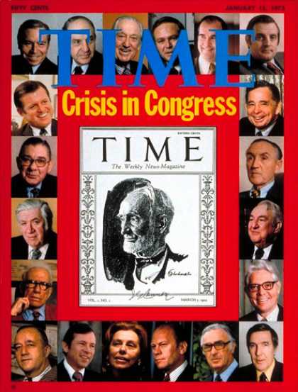 Time - Crisis in Congress - Jan. 15, 1973 - Politics