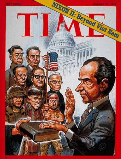 Time - Nixon's Second Term - Jan. 29, 1973 - Richard Nixon - U.S. Presidents - Politics