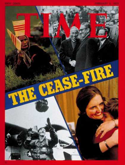 Time - Vietnam Cease-Fire - Feb. 5, 1973 - Vietnam War - Vietnam