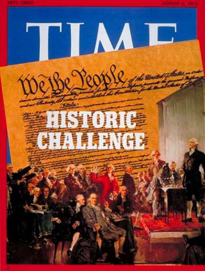 Time - Constitutional Challenge - Aug. 6, 1973 - Politics