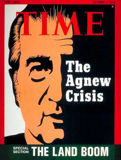 Time - Agnew on the Tightrope - Oct. 1, 1973 - Watergate - Vice Presidents - Politics