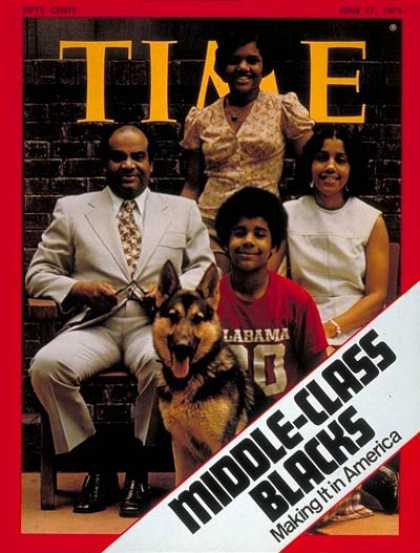 Time - Middle-Class Blacks - June 17, 1974 - Blacks - Society