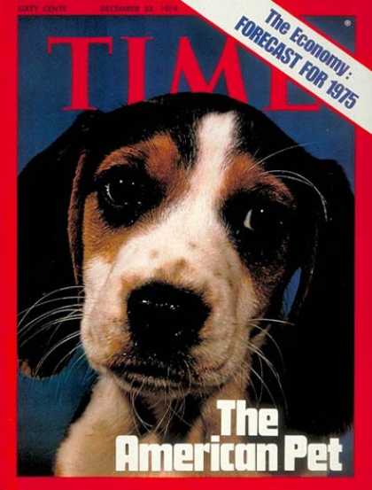 Time - The American Pet - Dec. 23, 1974 - Dogs - Animals