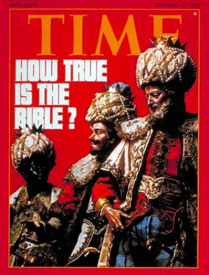 Time - The Bible - Dec. 30, 1974 - Religion - Catholicism - Christianity