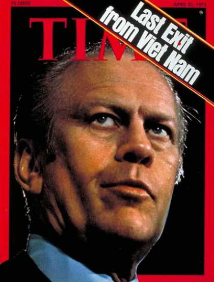 Time - Gerald Ford - Apr. 21, 1975 - U.S. Presidents - Politics