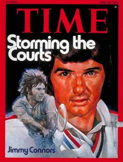 Time - Jimmy Connors - Apr. 28, 1975 - Tennis - Sports
