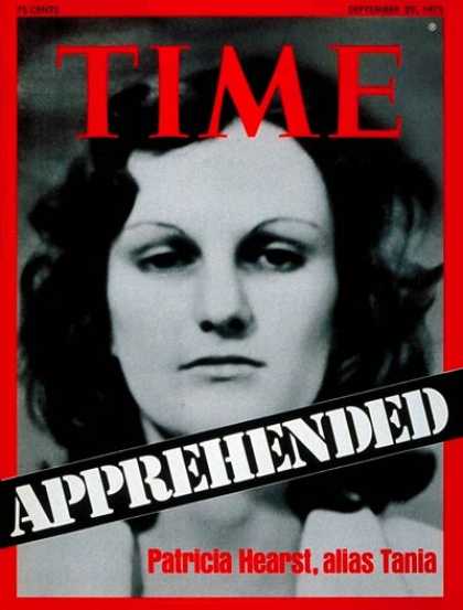 Time - Patty Hearst - Sep. 29, 1975 - Crime - Kidnapping