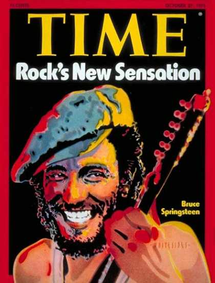 Time - Bruce Springsteen - Oct. 27, 1975 - Rock - Singers - Most Popular
