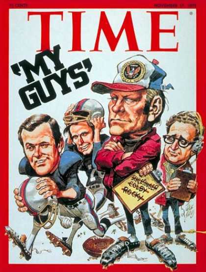 Time - Ford's Team - Nov. 17, 1975 - Gerald Ford - U.S. Presidents - Politics
