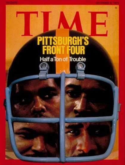 Time - The Pittsburgh Steelers - Dec. 8, 1975 - Football - Sports