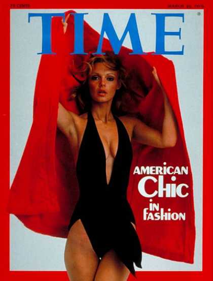 Time - American Chic - Mar. 22, 1976 - Fashion - Women - Society