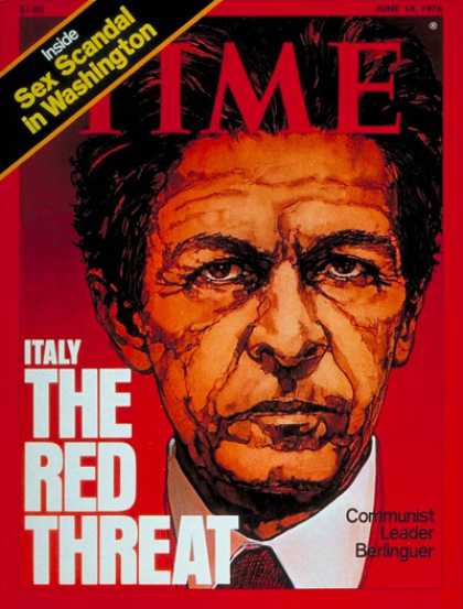 Time - Enrico Berlinguer - June 14, 1976 - Italy - Communism