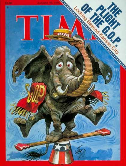 Time - The G.O.P. in Trouble - Aug. 23, 1976 - Politics
