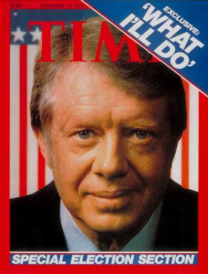 Time - Jimmy Carter - Nov. 15, 1976 - Democrats - Politics - Presidential Elections