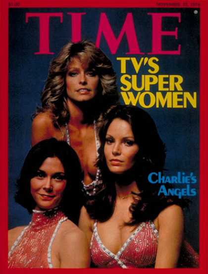 Time - Charlie's Angels - Nov. 22, 1976 - Television - Actresses - Most Popular - Women
