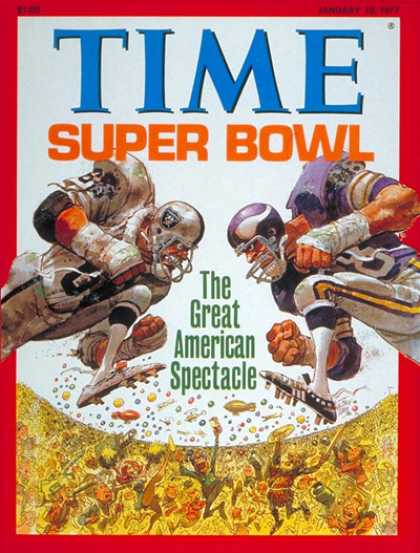 Time - The Super Bowl - Jan. 10, 1977 - Football - Super Bowl - Sports