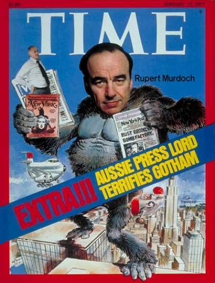 Time - Rupert Murdoch - Jan. 17, 1977 - Media - Publishing - Business