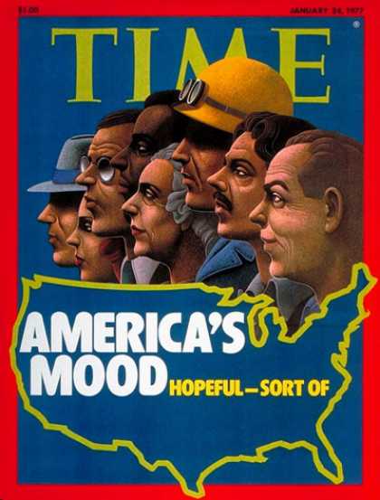 Time - America's Upbeat Mood - Jan. 24, 1977 - Society