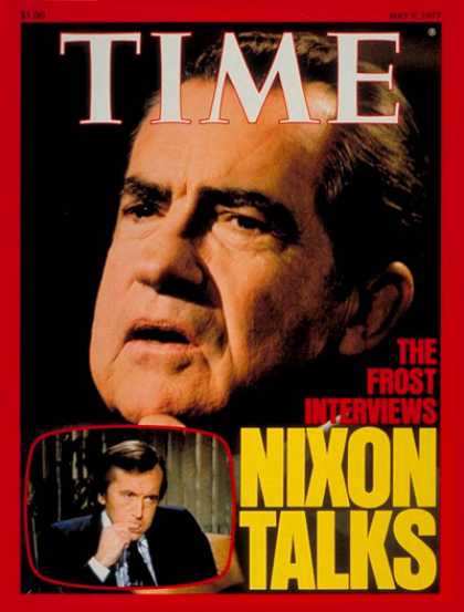 Time - Nixon on TV - May 9, 1977 - Richard Nixon - U.S. Presidents - Politics