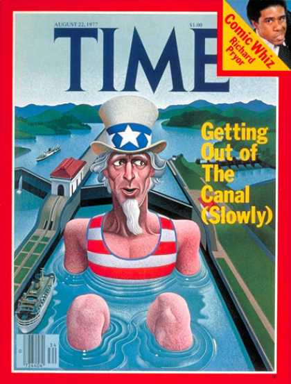 Time - Panama Canal - Aug. 22, 1977 - Panama - Latin America - Uncle Sam