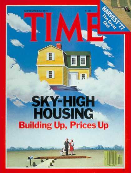 Time - Housing Costs - Sep. 12, 1977 - Economy - Housing - Business