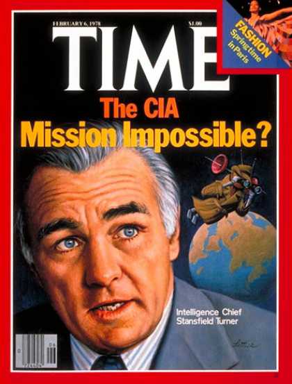 Time - Stansfield Turner - Feb. 6, 1978 - CIA - Politics