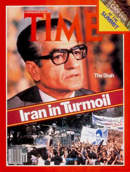 Time - The Shah of Iran - Sep. 18, 1978 - Mohammed Reza Pahlavi - Shah of Iran - Iran -