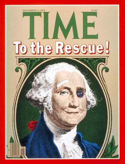Time - Battered Dollar - Nov. 13, 1978 - Business - Money - Economy - George Washington