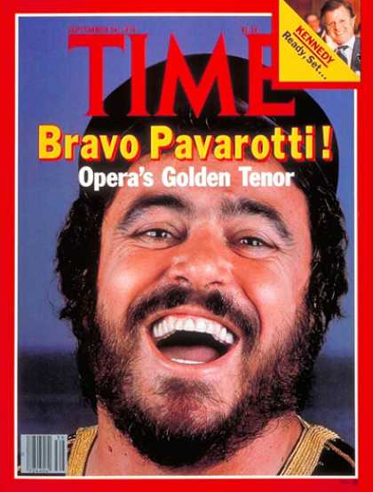 Time - Luciano Pavarotti - Sep. 24, 1979 - Opera - Singers - Music