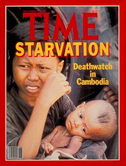 Time - Starvation in Cambodia - Nov. 12, 1979 - Cambodia - Health & Medicine - Hunger