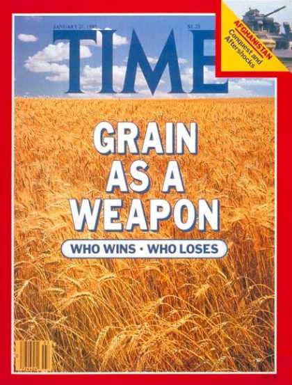 Time - Grain Embargo - Jan. 21, 1980 - Trade - Economy