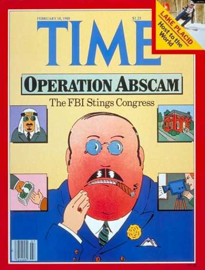 Time - Operation Abscam - Feb. 18, 1980 - Law Enforcement - Crime - Olympics - Politics